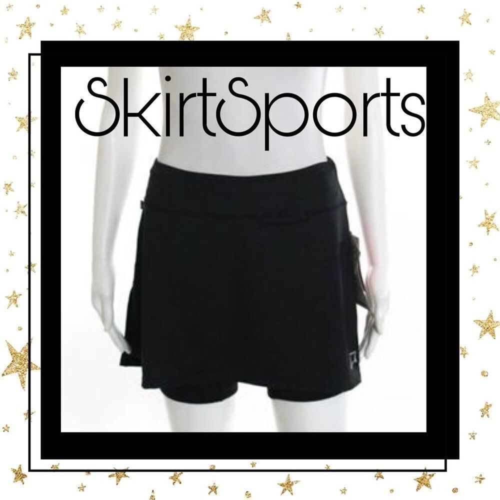 SkirtSports Black Breezer Bike Girl Spin Skort XS